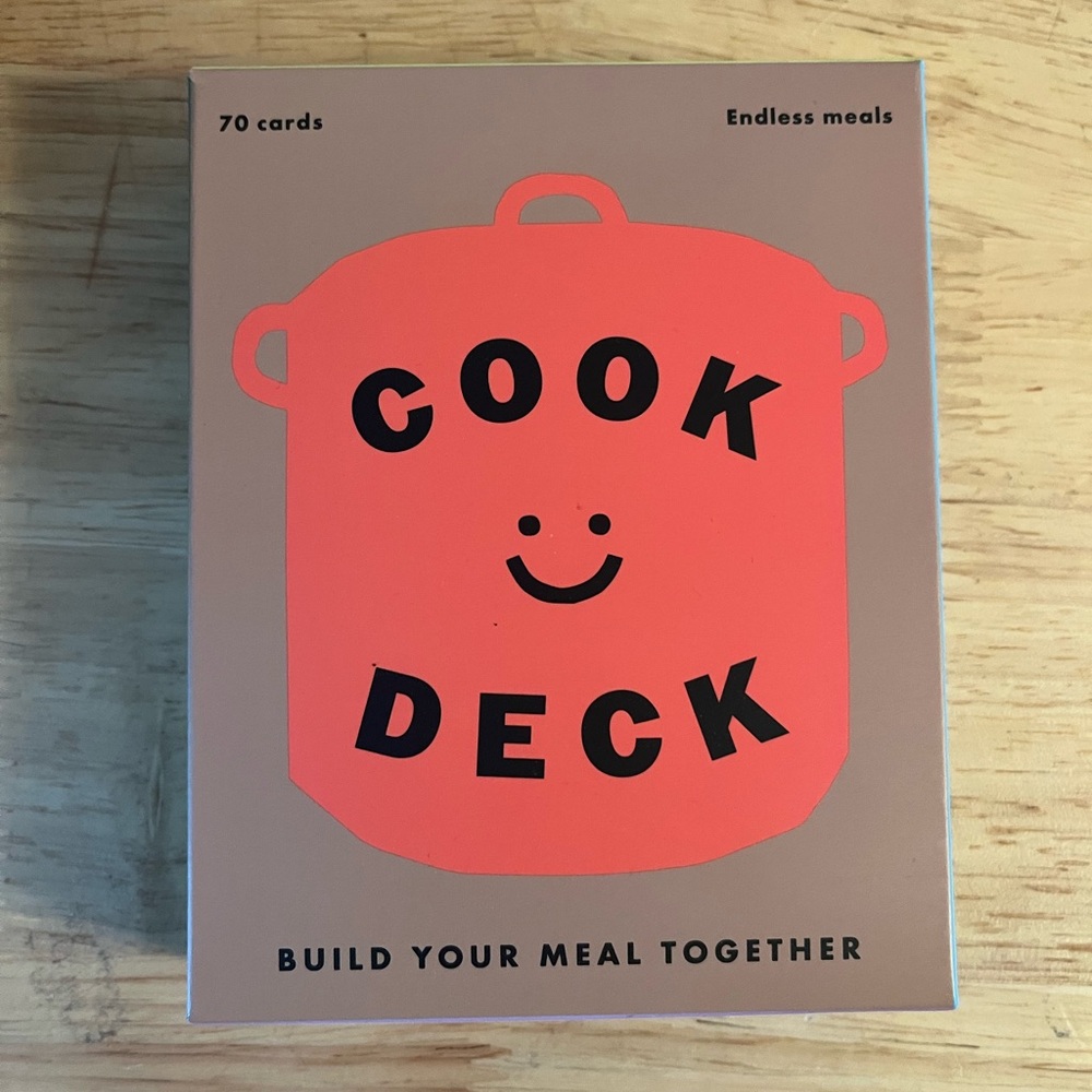Material kids cook deck card set New in box